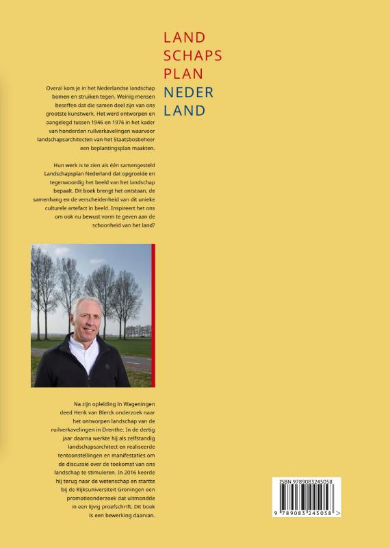 Landschapsplan Nederland achterkant