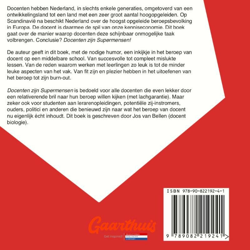 Docenten zijn Supermensen achterkant