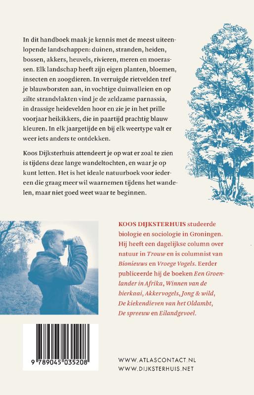 Handboek voor natuurwandelingen achterkant