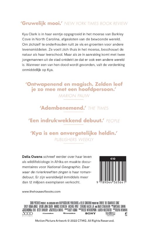 Daar waar de rivierkreeften zingen Daar waar de rivierkreeften zingen achterkant