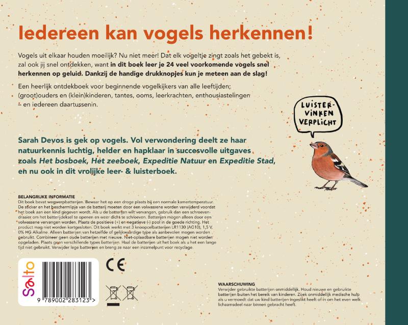 24 snel te herkennen vogelgeluiden van bij ons achterkant