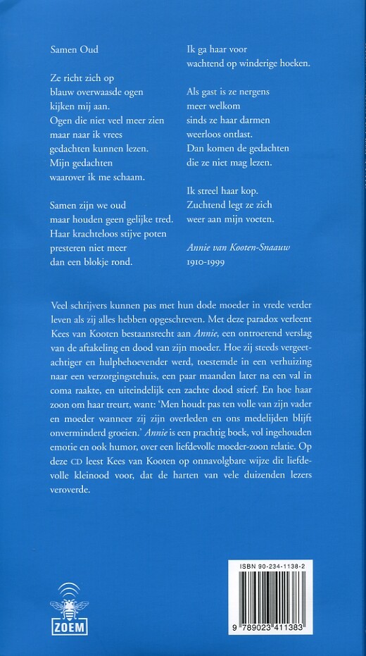 Kees van Kooten leest Annie / Zoem achterkant