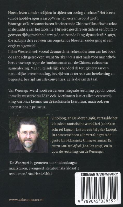 Wunengzi (Nietskunner) achterkant