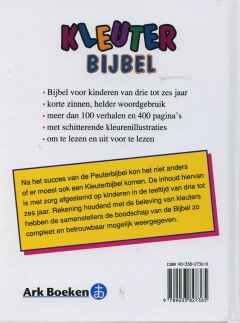 KLEUTERBIJBEL - ARK achterkant