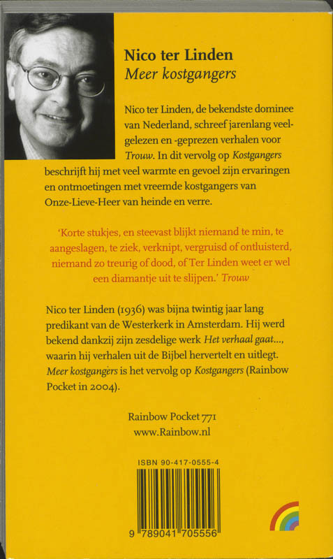 Meer kostgangers / Rainbow pocketboeken / 771 achterkant