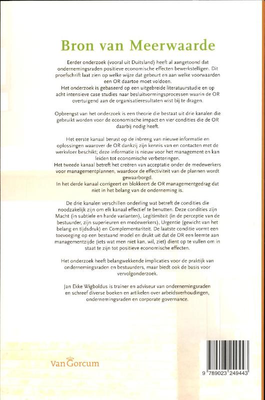 Bron van meerwaarde achterkant