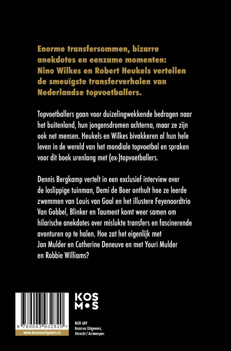 Zwemles van Louis van Gaal achterkant