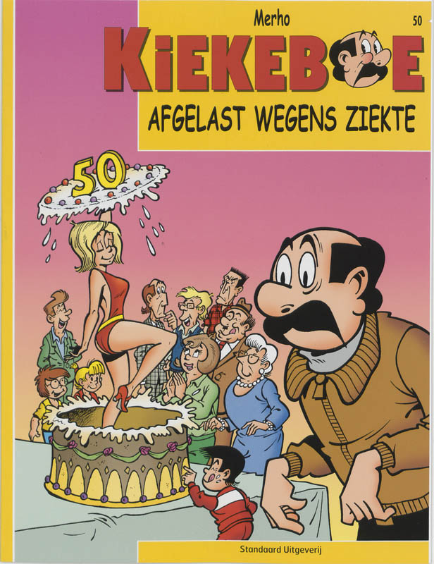 boekenbalie_9789002216220_cover Afgelast wegens ziekte / De Kiekeboes / 50