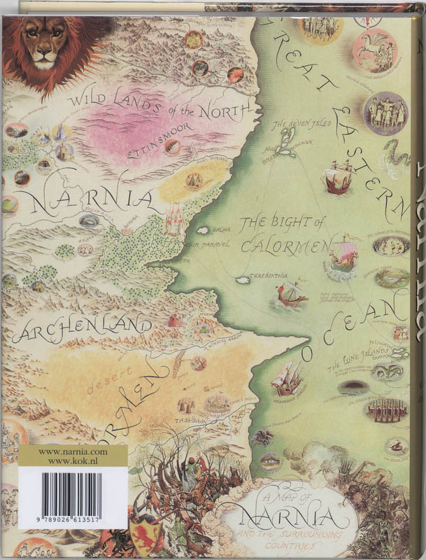 De complete kronieken van Narnia achterkant