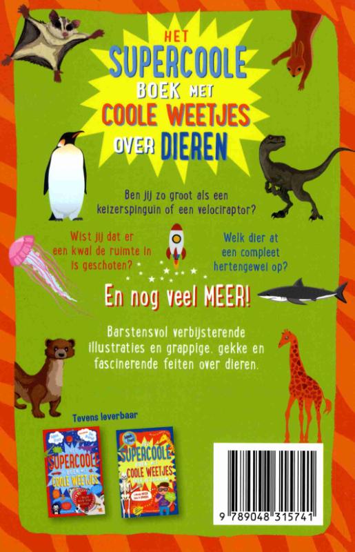 Het supercoole boek met coole weetjes over dieren achterkant