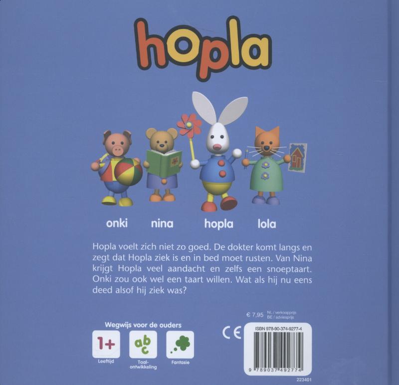 Hopla - Hopla is ziek achterkant