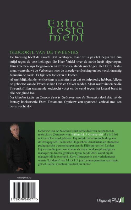 Geboorte van de Tweeniks / Extra Testament / 3 achterkant