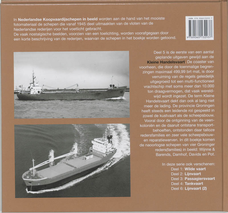 Nederlandse Koopvaardijschepen in beeld 5 Kleine Handelsvaart achterkant