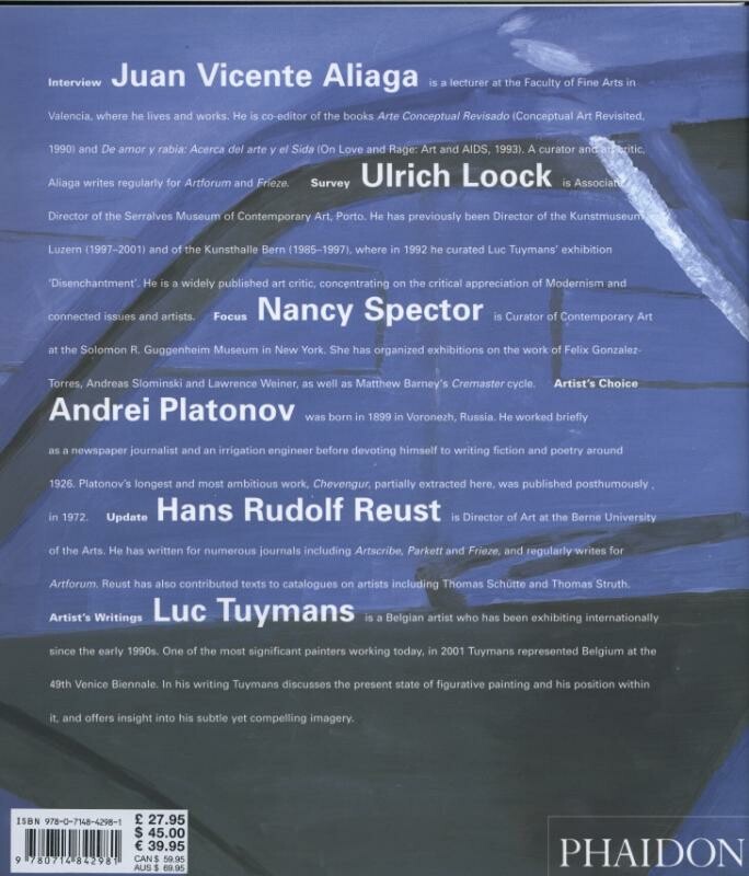 Luc Tuymans achterkant