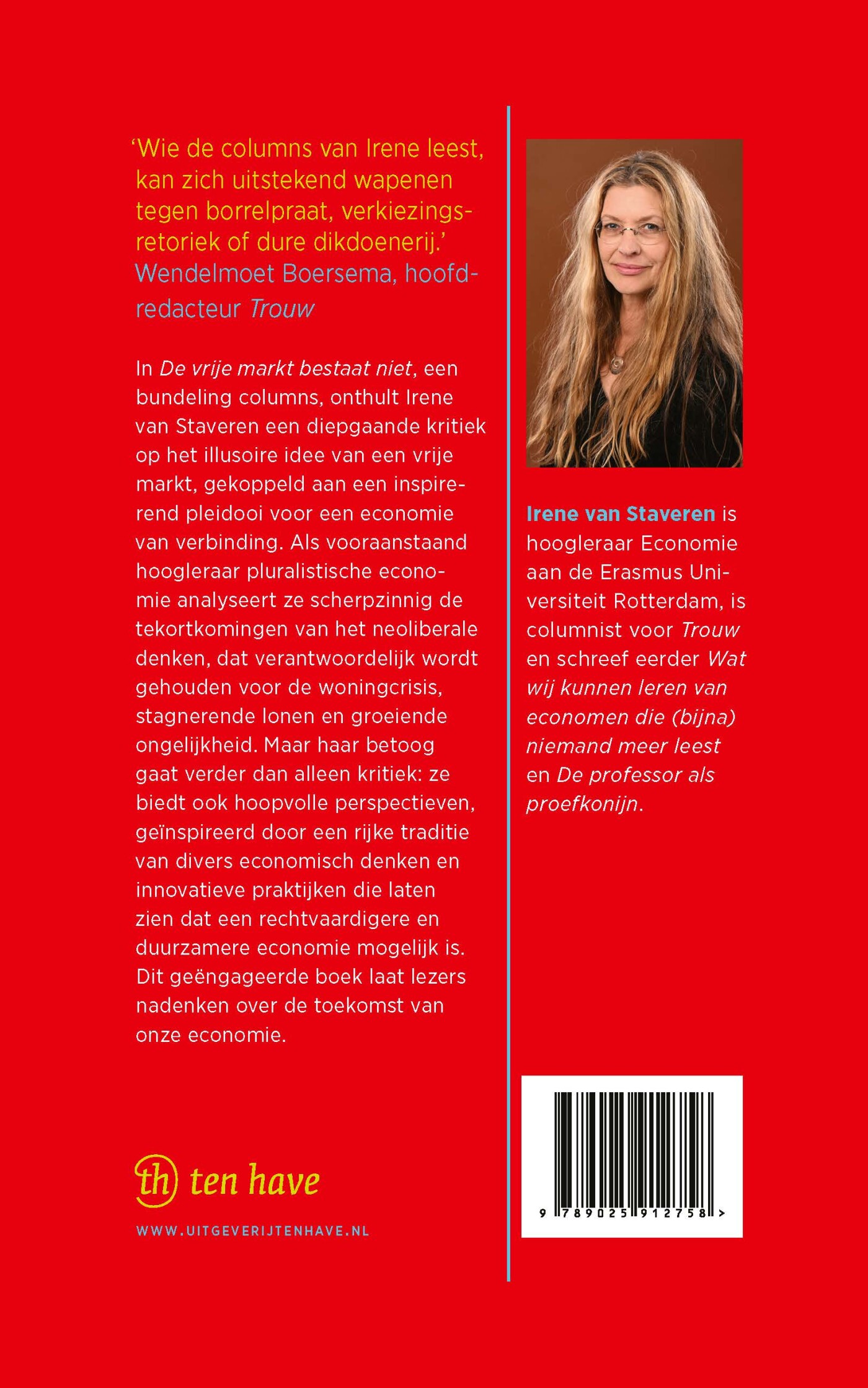 De vrije markt bestaat niet achterkant