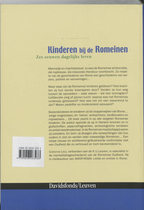 Kinderen Bij De Romeinen achterkant