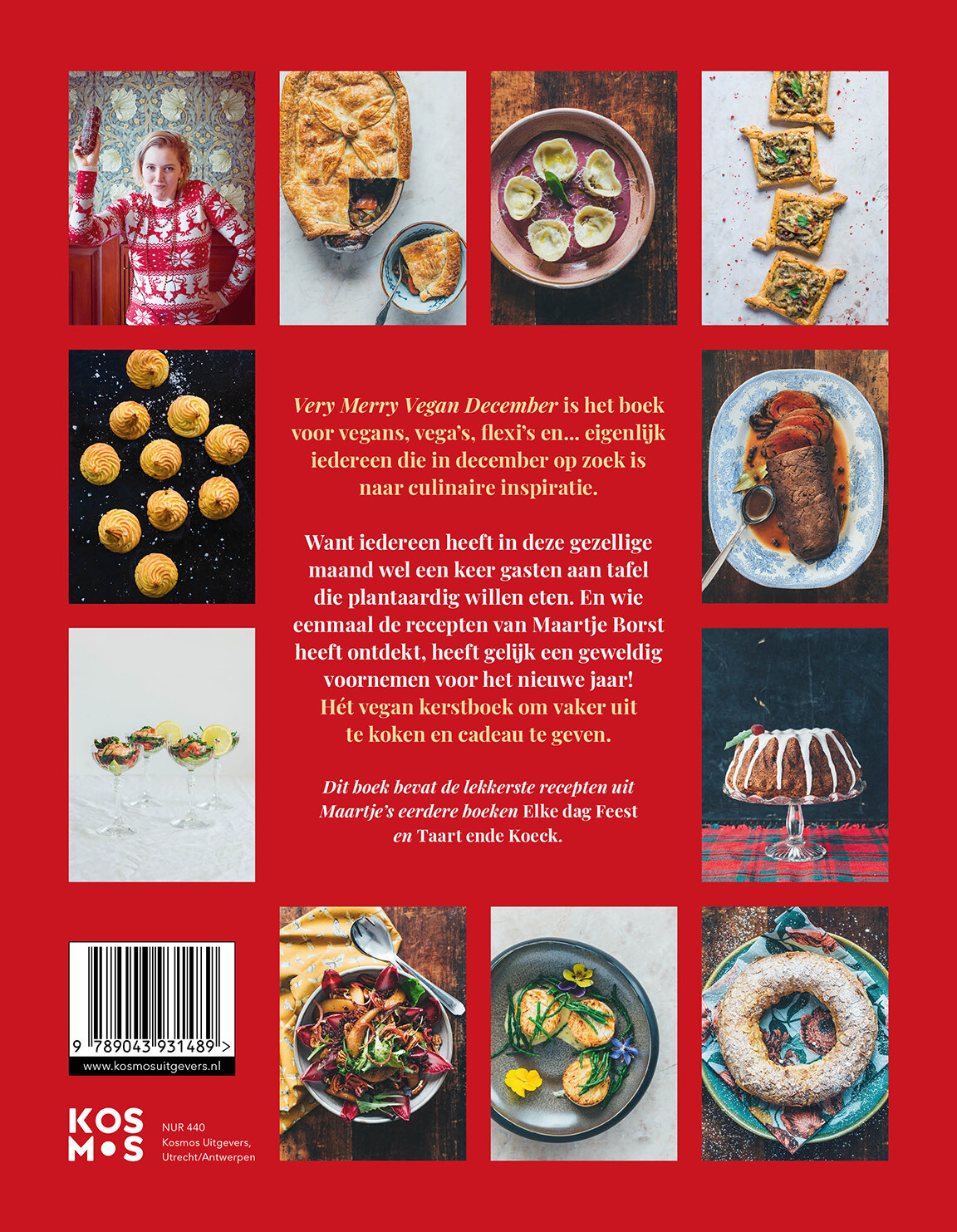Very merry vegan december achterkant
