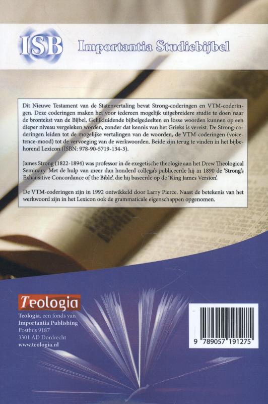 Het Nieuwe Testament Het Nieuwe Testament achterkant