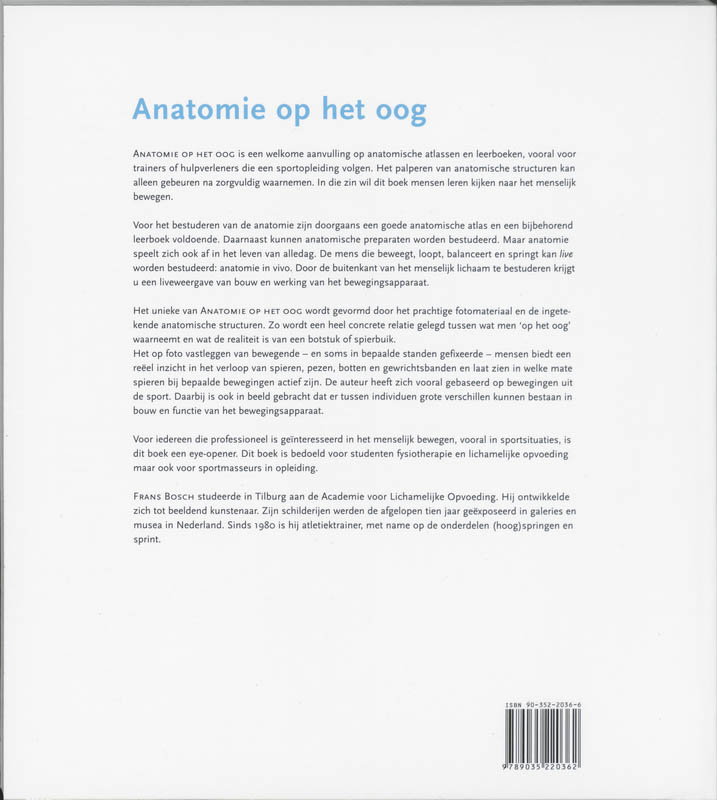 Anatomie op het oog achterkant