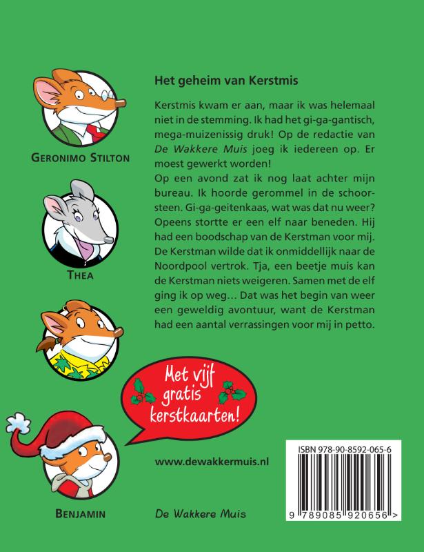 Geronimo Stilton 32 - Het geheim van Kerstmis achterkant