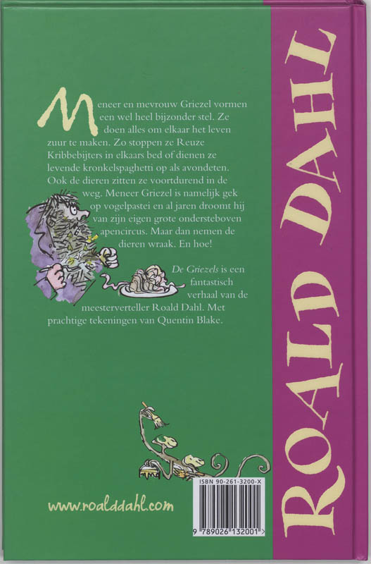 De griezels / De fantastische bibliotheek van Roald Dahl De griezels / De fantastische bibliotheek van Roald Dahl achterkant