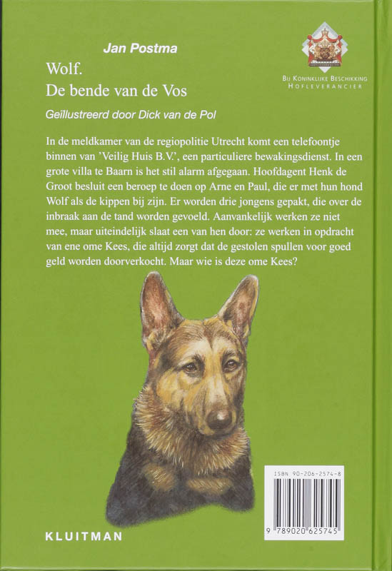 De bende van de Vos / Wolf Study Guide achterkant