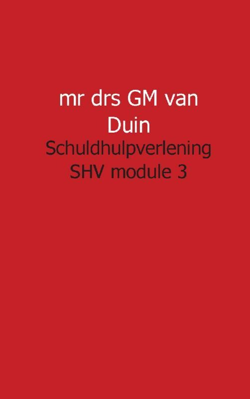 Schuldhulpverlening SHV module 3