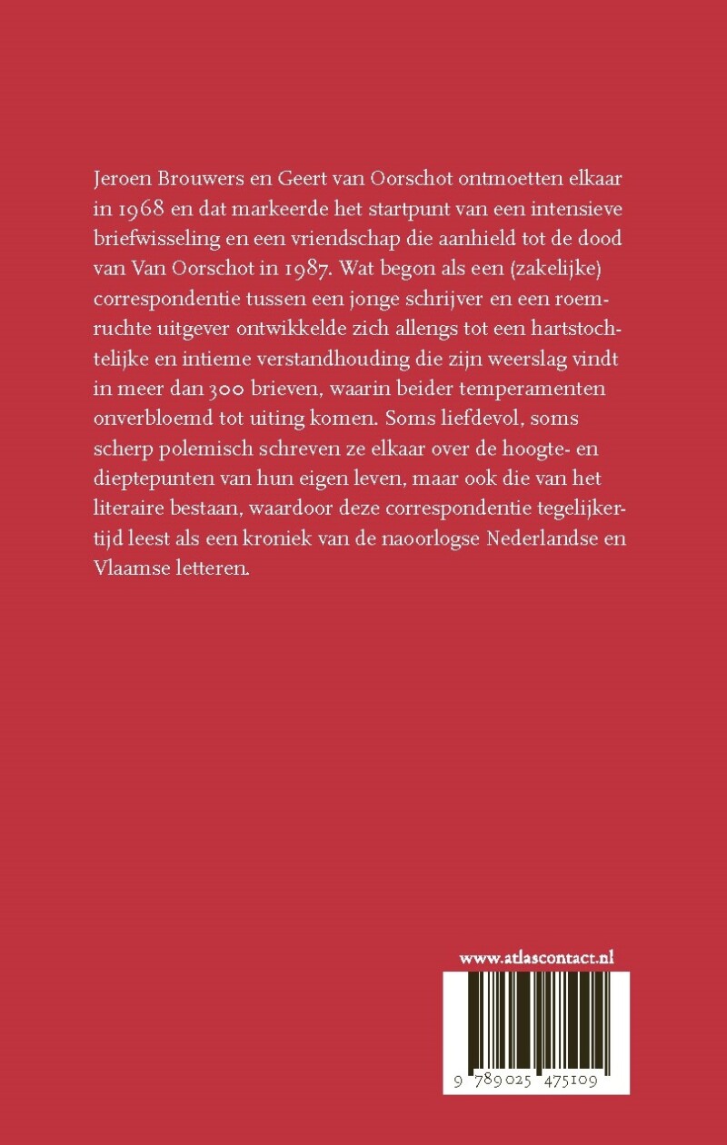 Briefwisseling 1968-1986 achterkant