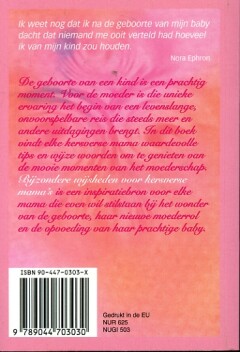 Bijzondere wijsheden voor kersverse mama's achterkant