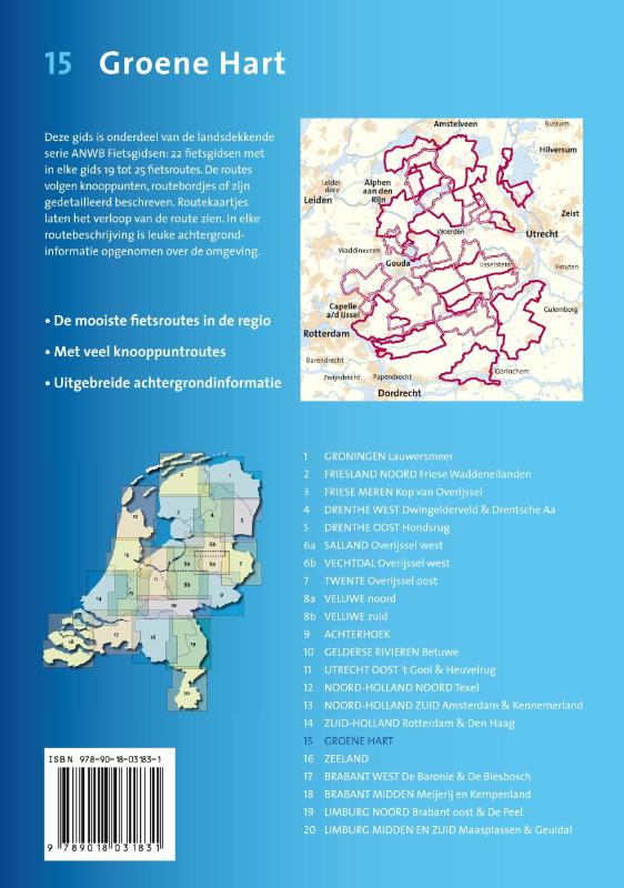 Groene Hart / ANWB fietsgids / 15 achterkant