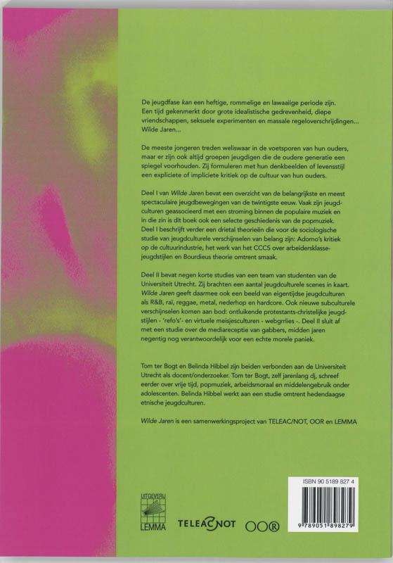 Wilde jaren Wilde jaren achterkant