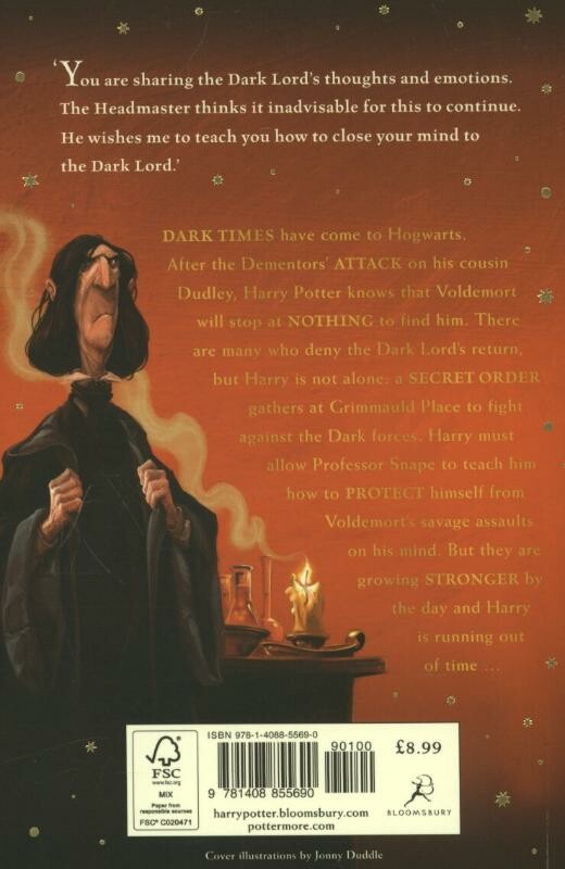 Harry Potter and the Order of the Phoenix / Harry Potter / 5 achterkant