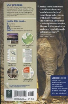 South Africa, Lesotho & Swaziland achterkant