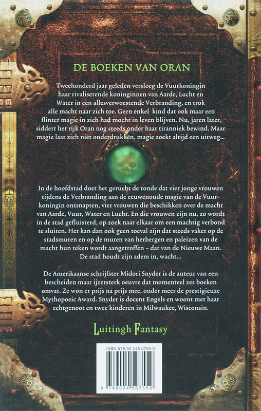 Nieuwe maan / De boeken van Oran / 1 Nieuwe maan / De boeken van Oran / 1 achterkant