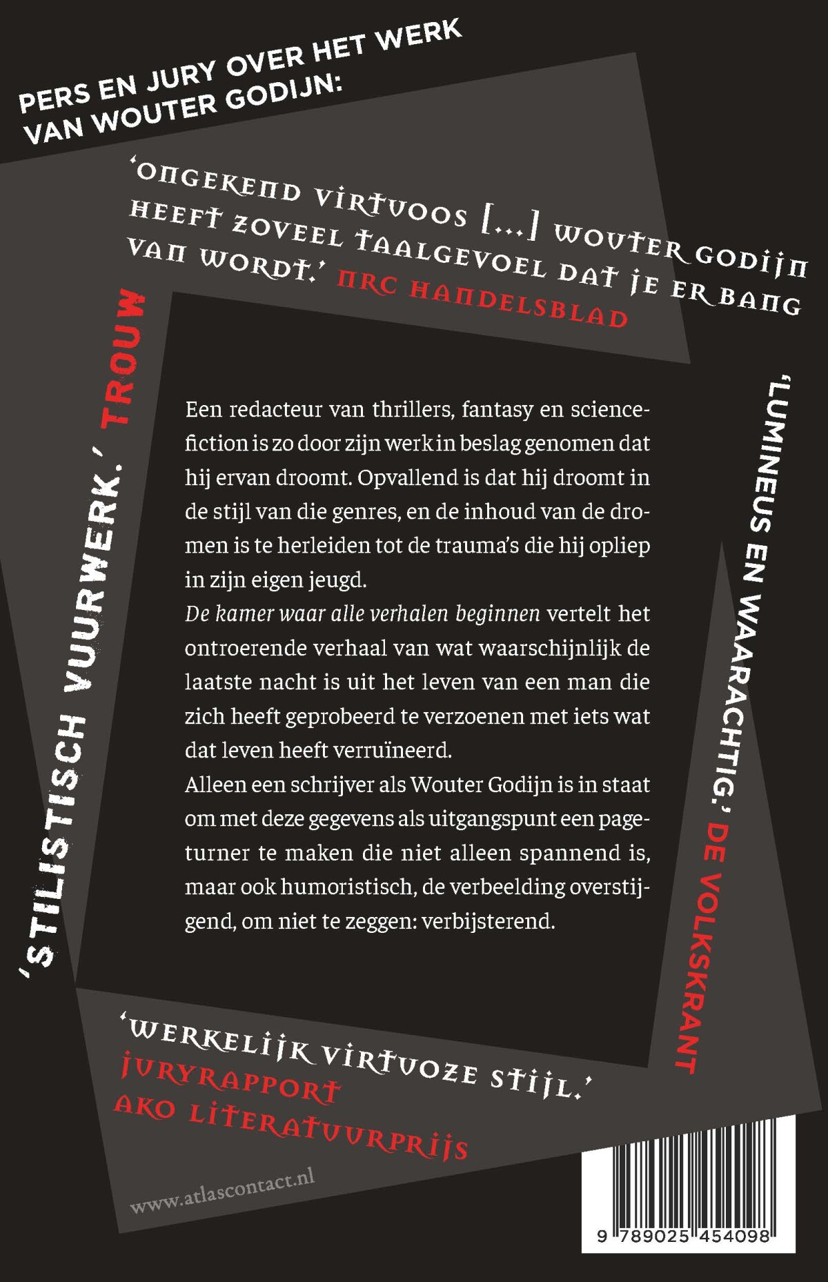 De kamer waar alle verhalen beginnen achterkant