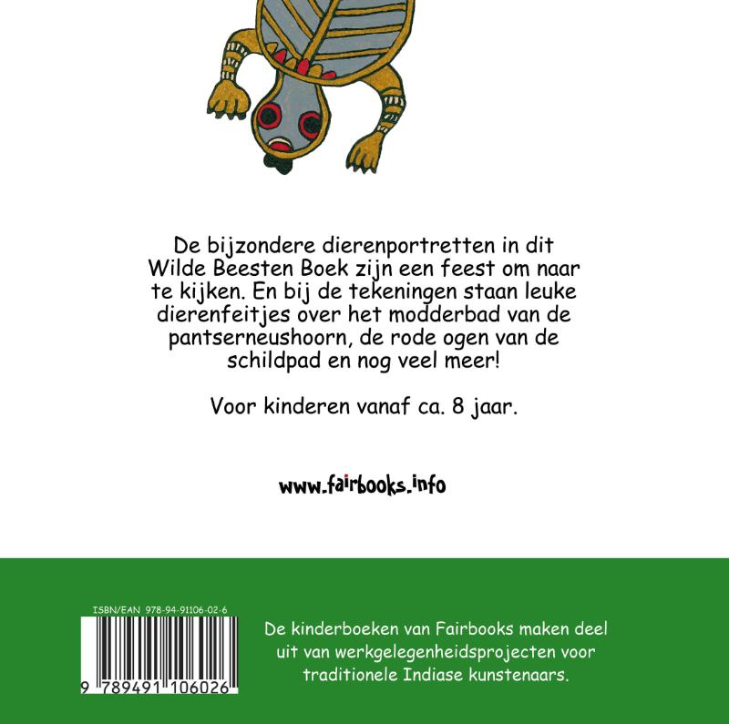 Wilde Beesten Boek achterkant