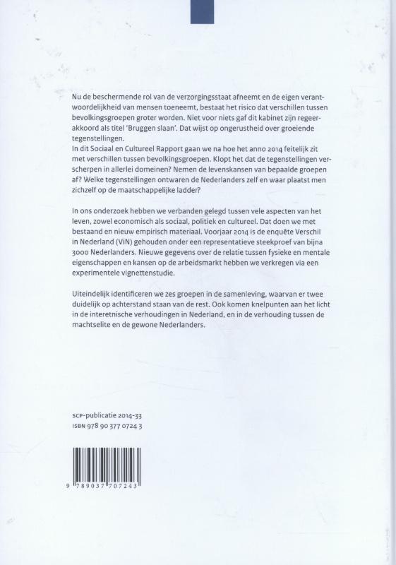 SCP-publicatie 2014-33 -   Verschil in Nederland achterkant