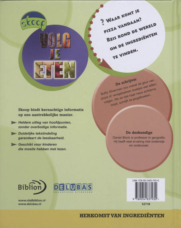 Volg je eten / Skoop Volg je eten / Skoop achterkant
