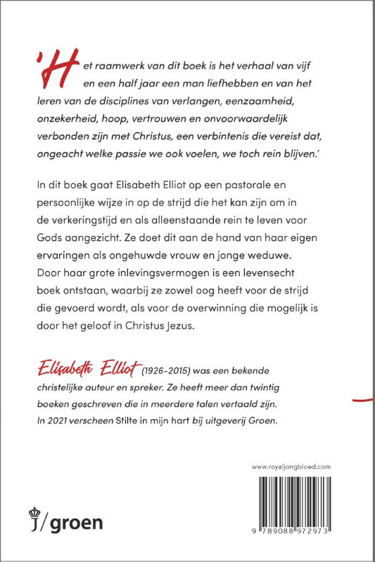 Rein leven voor Gods aangezicht achterkant