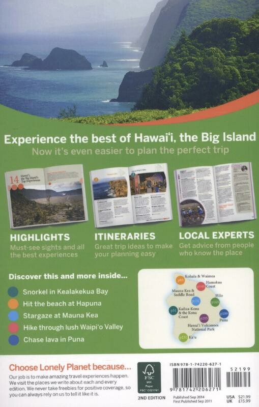 Lonely Planet Discover Hawaii the Big Island dr 2 achterkant