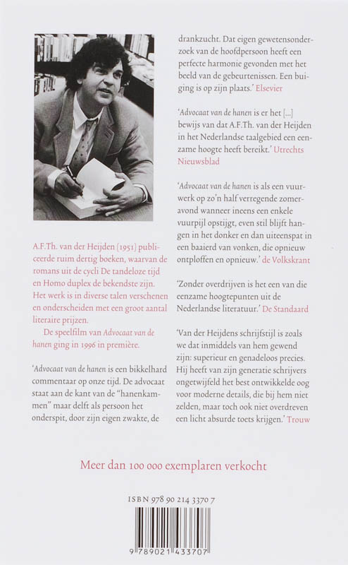 Advocaat van de hanen / De tandeloze tijd achterkant