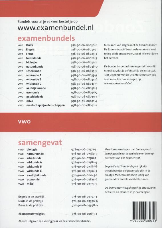 Examenbundel 2013/2014 Vwo Scheikunde achterkant