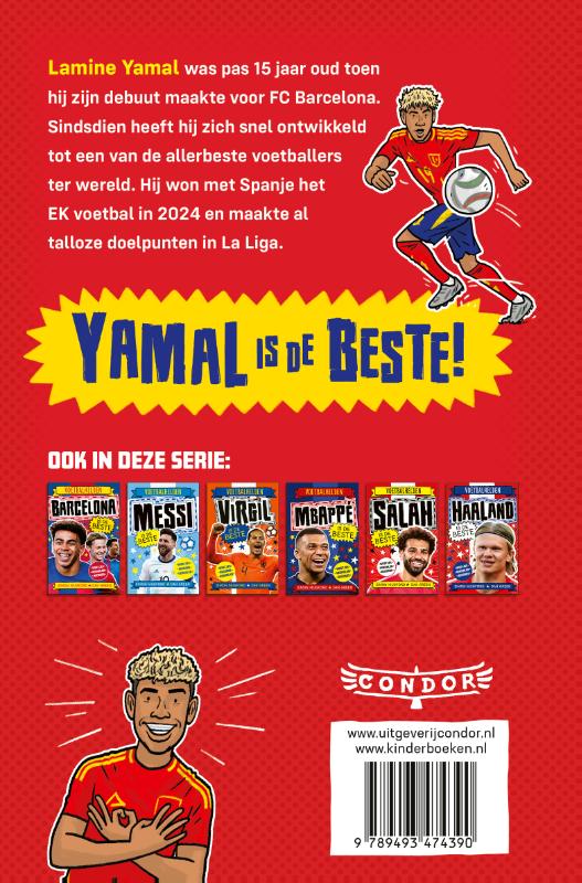 Yamal is de beste / Voetbalhelden achterkant