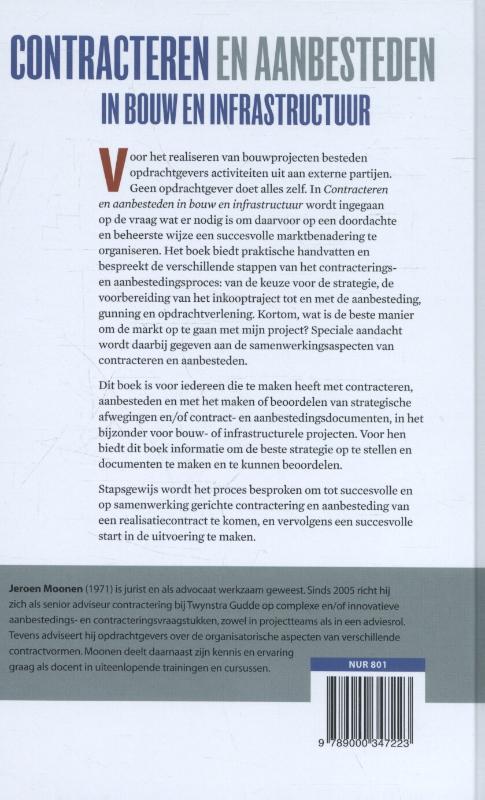 Contracteren en aanbesteden in de bouw achterkant