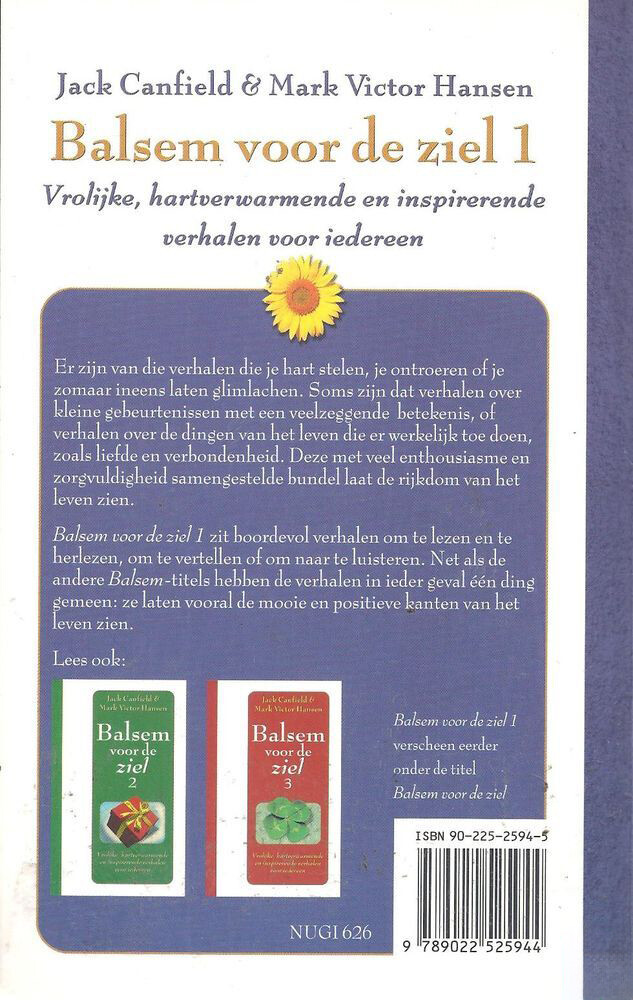 BALSEM VOOR DE ZIEL 1 / Balsem voor de ziel / 1 achterkant