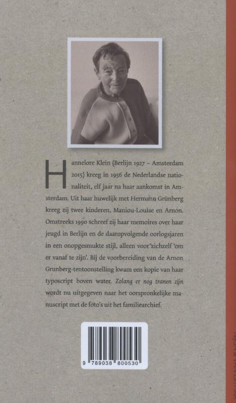 Zolang er nog tranen zijn Zolang er nog tranen zijn achterkant