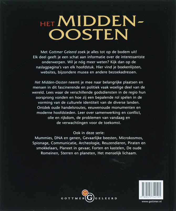 Het Midden Oosten achterkant