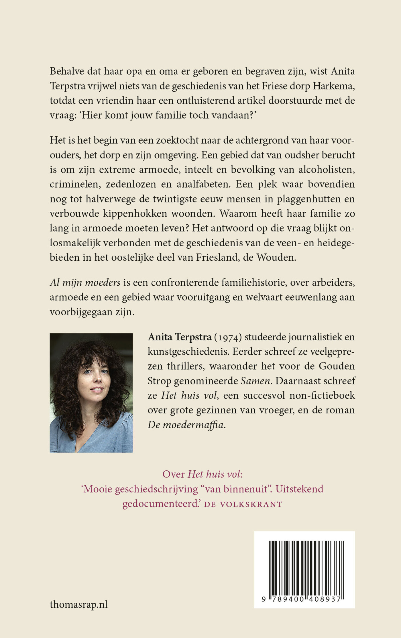 Al mijn moeders achterkant