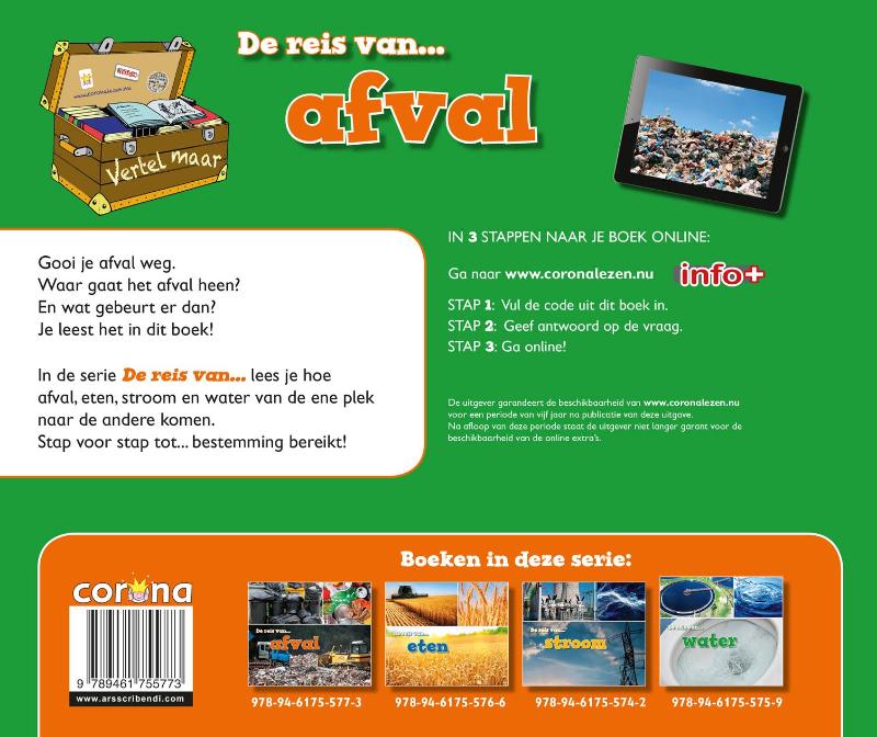 Afval / De reis van... achterkant