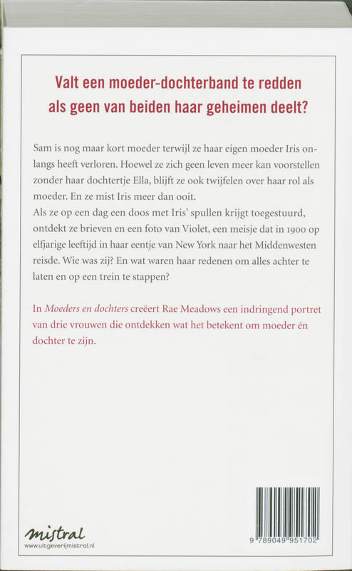 Moeders en dochters Moeders en dochters achterkant